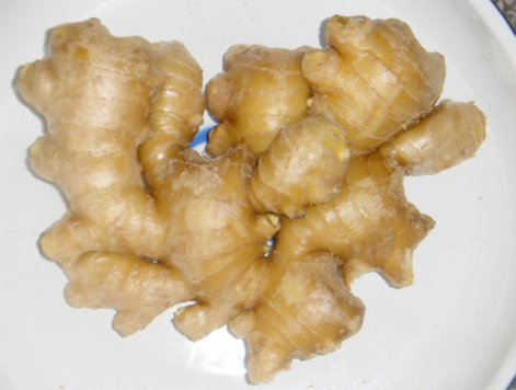 Fresh Ginger With Dry Skin